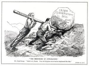 Lloyd George et Bonar Law tentent de résoudre la question irlandaise avec l